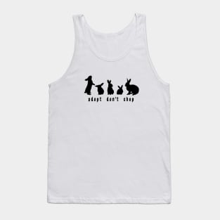 Adopt Don't Shop - Alternate Bunny Edition (Unisex) Tank Top